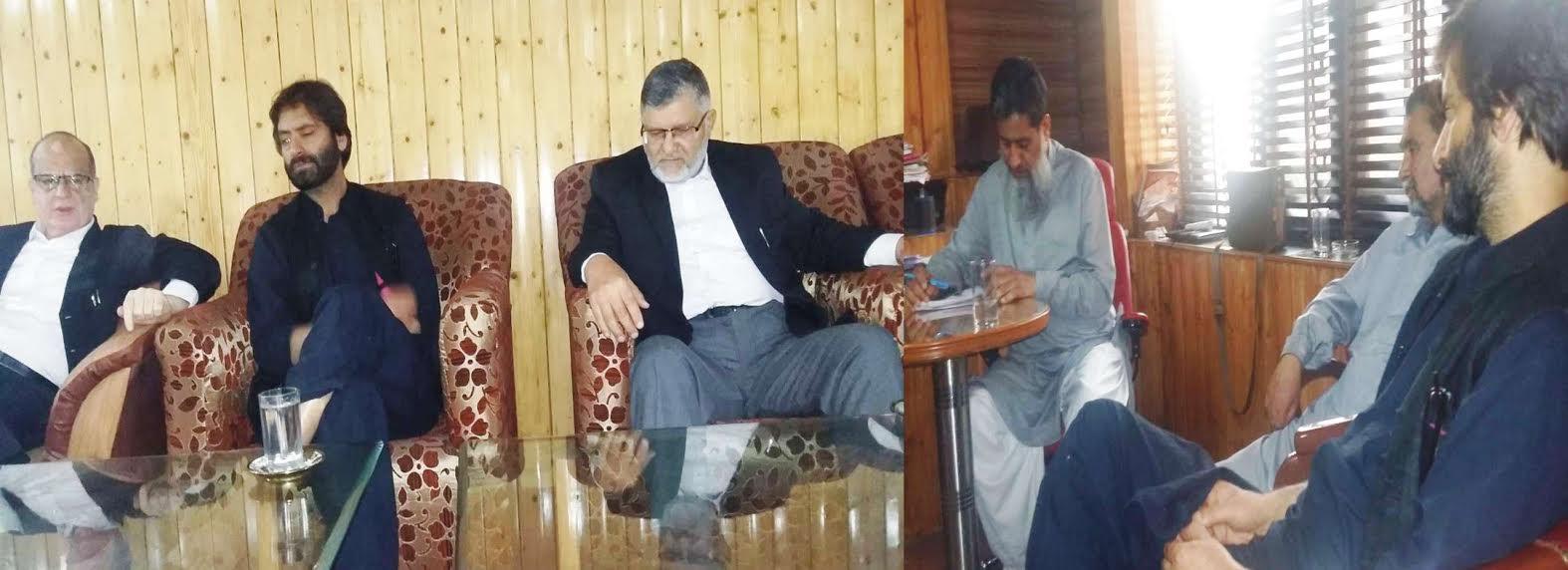 JKLF delegation meets BAR, KEA, KTMF